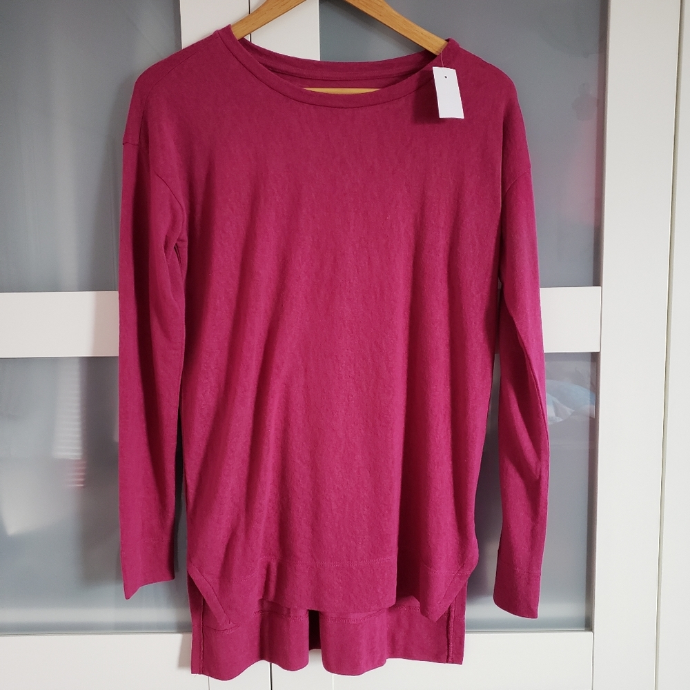 LOFT Women Long Sleeve Tunic Tee XS NWT